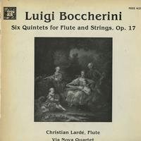 Larde, Via Nova Quartet - Boccherini: Six Quintets for Flute and Strings -  Preowned Vinyl Record