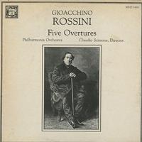 Scimone, Philharmonia Orchestra - Rossini: Five Overtures -  Preowned Vinyl Record