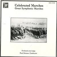 Strauss, Orch de Liege - Celebrated Marches -  Preowned Vinyl Record