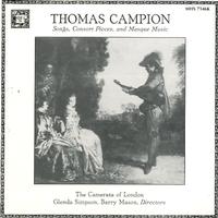 The Camerata of London - Campion: Songs, Consort Pieces and Masque Music -  Preowned Vinyl Record