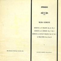 Luciano Sgrizzi - Clementi: Sonatas -  Preowned Vinyl Record