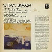 Sperry, Davies, Saint Paul Chamber Orchestra - Bolcom: Open House