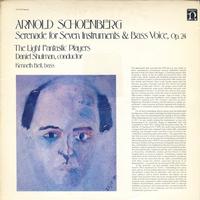 Arnold Schoenberg, The Light Fantastic Players-Serenade For Seven Instruments & Bass Voice, Op. 24