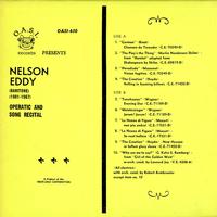 Nelson Eddy - Nelson Eddy (Baritone) -  Preowned Vinyl Record