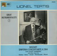 Lionel Tertis - Mozart: Sinfonia Concertante, K. 364 (w/ Albert Sammons) and other Music
