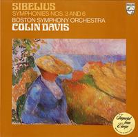 Davis, Boston Symphony Orchestra - Sibelius: Symphony Nos. 3, 6