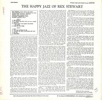 Rex Stewart - The Happy Jazz Of (mono)