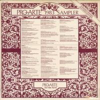 Various - Proarte 1983 Sampler