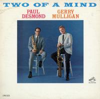 Paul Desmond & Gerry Mulligan - Two of a Mind -  Preowned Vinyl Record