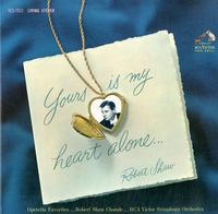Robert Shaw - Yours is my heart alone -  Preowned Vinyl Record