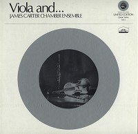 James Carter Chamber Ensemble - Viola and .... -  Preowned Vinyl Record
