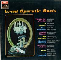 Various Artists - Great Operatic Duets -  Preowned Vinyl Record