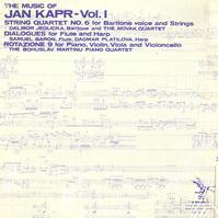 Dalibor Jedlicka, The Novak Quartet - The Music of Jan Kapr Vol. I