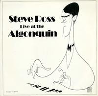 Steve Ross - Live at the Algonquin -  Preowned Vinyl Record
