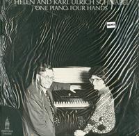 Helen and Karl Ulrich Schnabel - One Piano, Four Hands -  Preowned Vinyl Record