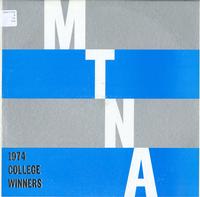 Various Soloists - MTNA: 1974 College Winners -  Preowned Vinyl Record