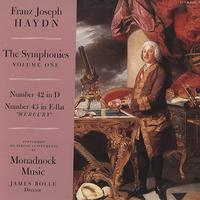 Bolle, Monadnock Music - Haydn: Symphony Nos. 42 & 43