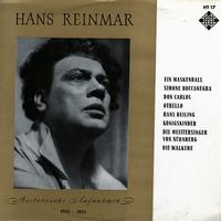 Hans Reinmar - Historische Aufnahmen