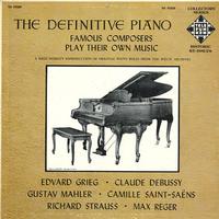 Various Artists - The Definitive Piano -  Preowned Vinyl Record