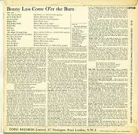 Various Artists - Bonny Lass Come O' The Burn -  Preowned Vinyl Record