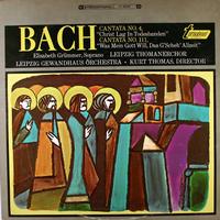 Grummer, Thomas, Leipzig Gewandhaus Orchestra - Bach: Cantatas Nos. 4 & 111 -  Preowned Vinyl Record