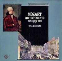 Trio Bell'Arte - Mozart: Divertimento for String Trio, K. 563