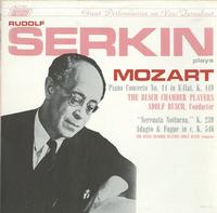 Rudolf Serkin - Serkin Plays Mozart -  Preowned Vinyl Record