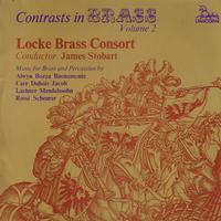 Stobart, Locke Brass Consort - Contrasts in Brass Vol. 2 -  Preowned Vinyl Record
