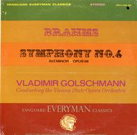 Golschmann, Vienna State Opera Orchestra-Brahms: Symphony No. 4