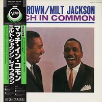 Ray Brown, Milt Jackson - Much In Common