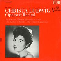 Christa Ludwig - Operatic Recital -  Preowned Vinyl Record