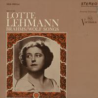 Lotte Lehmann - Brahms, Wolf Songs -  Preowned Vinyl Record