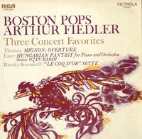 Arthur Fiedler and the Boston Pops Orchestra - Three Concert Favorites