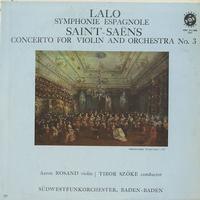Rosand, Szoke, Sudwestfunkorchester - Lalo: Symphonie Espagnole etc. -  Preowned Vinyl Record