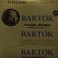 Gyorgy Sandor - Bartok: Piano Music (Complete) Vol. III