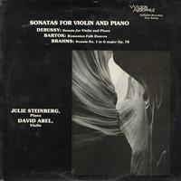 Abel and Steinberg - Sonatas For Violin and Piano -  Preowned Vinyl Record