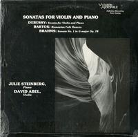 David Abel/ Julie Steinberg - Sonatas for Violin and Piano -  Preowned Vinyl Record