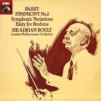 Sir Adrian Boult/ London Philharmonic Orchestra - Parry: Symphony No. 5 etc. -  Preowned Vinyl Record