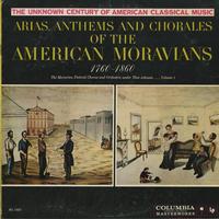 Johnson, The Moravian Festival Chorus and Orchestra - Arias, Anthems and Chorales of the American Moravians 1760-1860