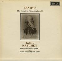 Julius Katchen - Brahms: The Complete Piano Works Vol. 1 -  Preowned Vinyl Record