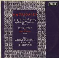 Pears, The Wilbye Consort - Madrigals by John Wilbye -  Preowned Vinyl Record