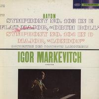 Markevitch, Orchestre des Concerts Lamoureux - Haydn: Sym. Nos. 103 & 104