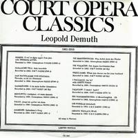 Leopold Demuth - Court Opera Classics -  Preowned Vinyl Record