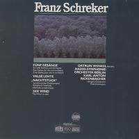 Wenkel, Rickenbacher, Berlin Radio Symphony Orchestra - Schreker: Funf Gesange etc. -  Preowned Vinyl Record