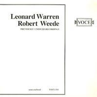 Leonard Warren, Robert Weede - Previously Unissued Recordings -  Preowned Vinyl Record