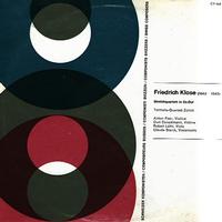 Tonhalle Quartett Zurich - Klose: Streichquartett -  Preowned Vinyl Record