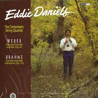 Eddie Daniels, The Composers String Quartet - Weber, Brahms: Clarinet Quartets -  Preowned Vinyl Record