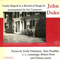 Carole Bogard and John Duke - Duke: Poems by Emily Dickinson etc.