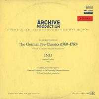 Janowitz, Boettcher, Chamber Orchestra of the Hamburg Telemann Society - Telemann: Ino