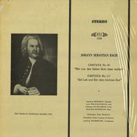 Reichelt, Doormann, Frankfurt State Cantata Orchestra - Bach: Cantatas Nos. 93 & 117